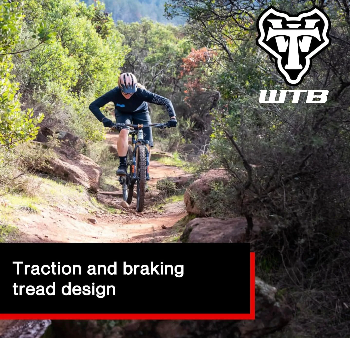 WTB Trail Boss Mountain Bike Tire, Tubeless Ready Folding Bead, Tough Fast Rolling, Dual DNA, Available with Black or Tan Sidewalls and SG1 or SG2 Puncture Protection, Ideal for Trail Riding