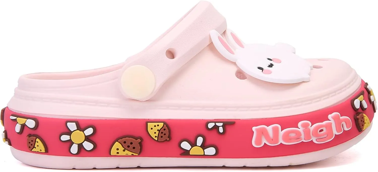 XIANV Kids Classic Clogs Cute Cartoon Graphic Garden Clogs Slip on Water Shoes for Boys Girls