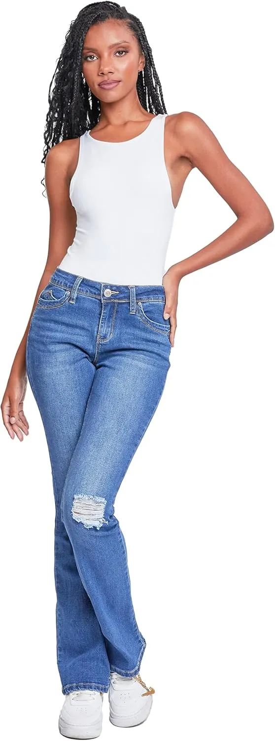 YMI Women's Wannabettabutt Bootcut Jeans
