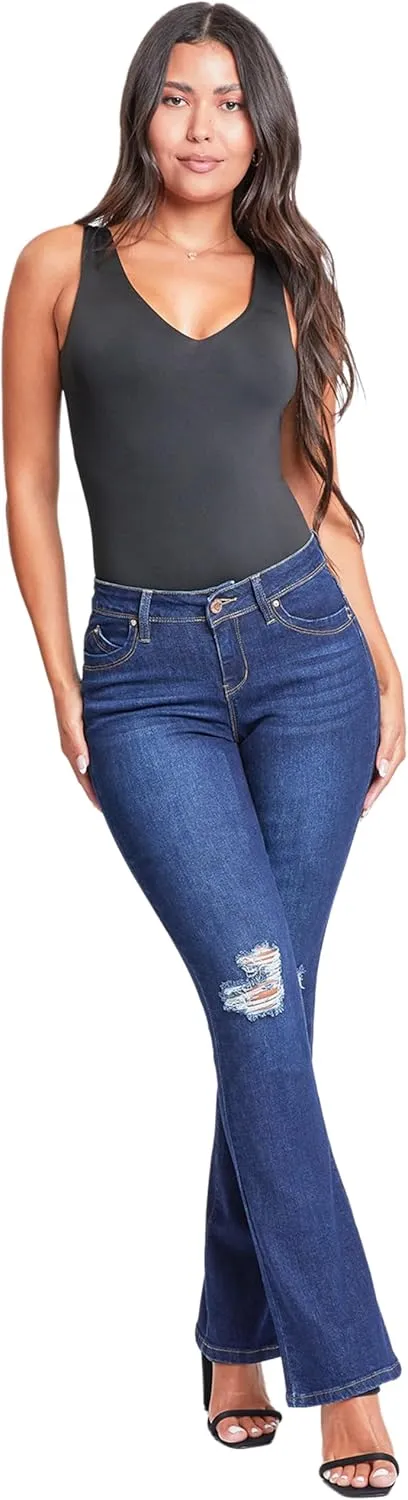 YMI Women's Wannabettabutt Bootcut Jeans