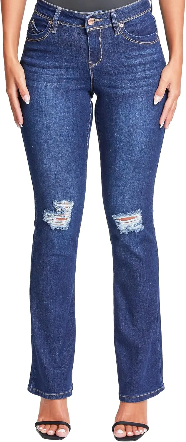 YMI Women's Wannabettabutt Bootcut Jeans