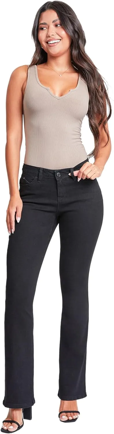 YMI Women's Wannabettabutt Bootcut Jeans