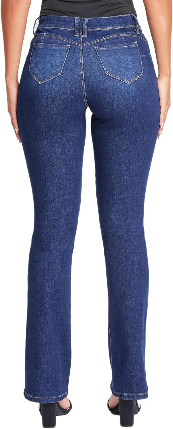 YMI Women's Wannabettabutt Bootcut Jeans