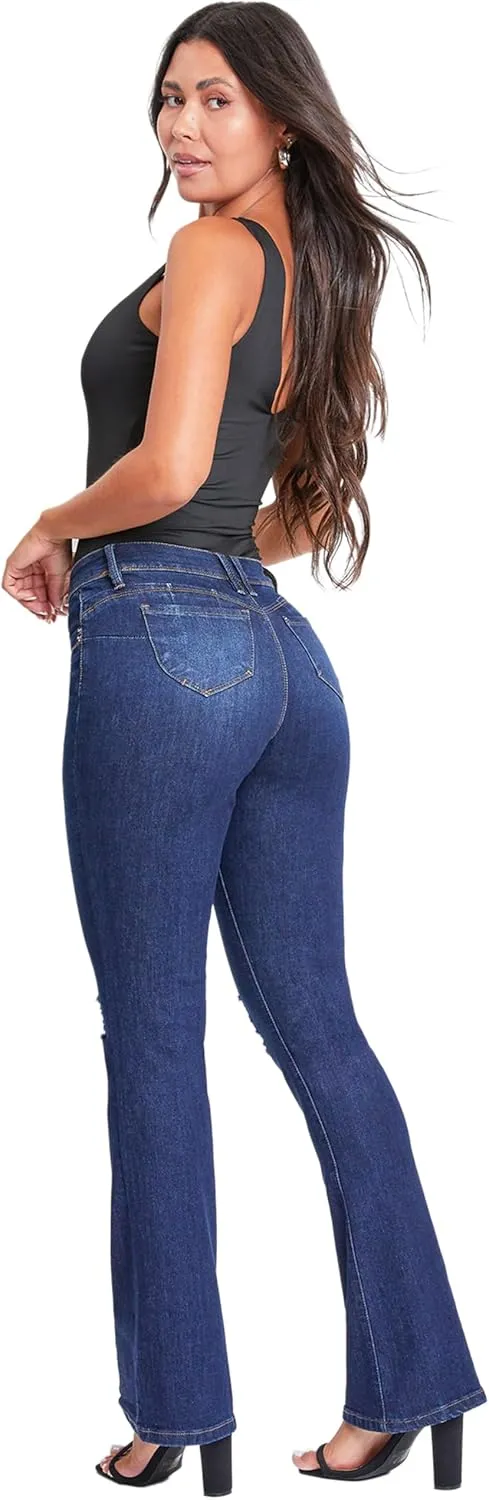 YMI Women's Wannabettabutt Bootcut Jeans