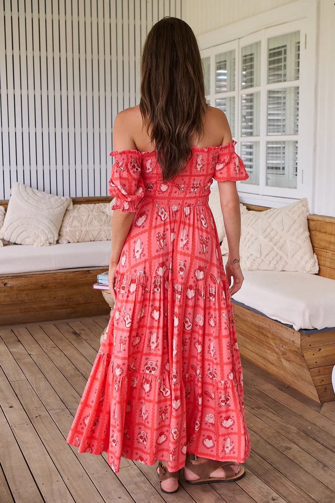 Zamora Print Claudette Maxi Dress