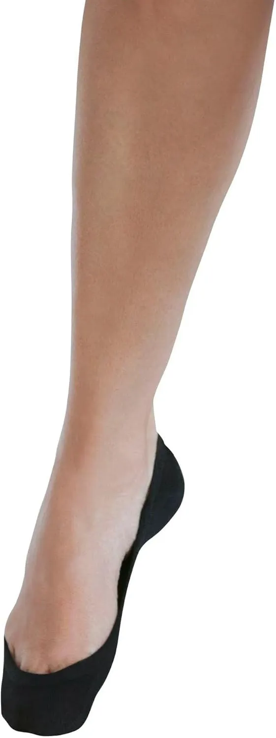 ZeroSock Bamboo Viscose Flats Invisible Socks For Heels With Mesh Ventilation with Anti-Slip Gel Heel Grip (4 Pairs Per Box)