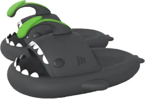 Zureto Galaxy Shark Slides, 3D Shark Slides Glow in the Dark, Thick Sole Anti-slip Open Toe Shark Slippers Sandals