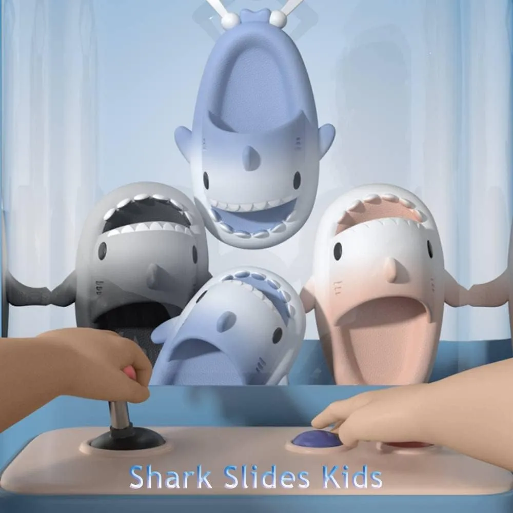 Zureto Shark Slippers, Children's Shark Slippers, Fashionable And Cute, Unisex Indoor And Outdoor EVA Beach Shoes