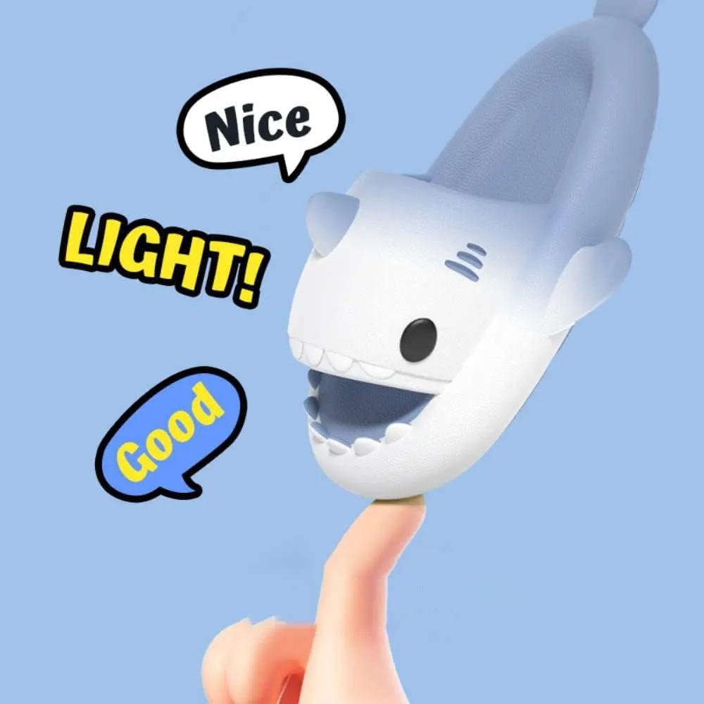 Zureto Shark Slippers, Children's Shark Slippers, Fashionable And Cute, Unisex Indoor And Outdoor EVA Beach Shoes